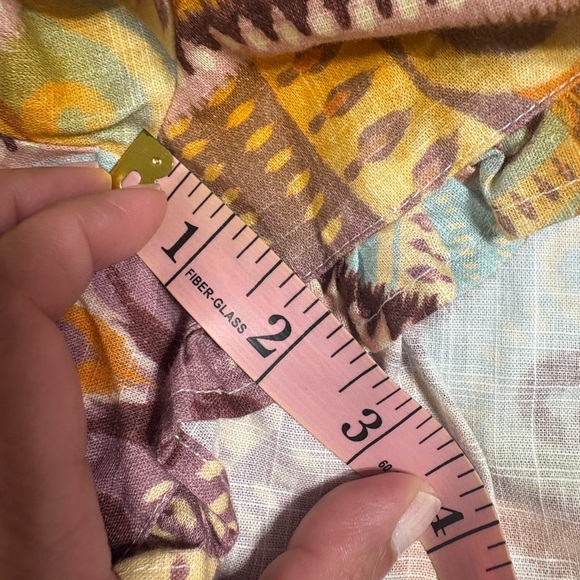 NWT Agua Bendita Zendaya Leva Cotton Ethnic Aztec Multicolor Romper Size Medium - Picture 11 of 11